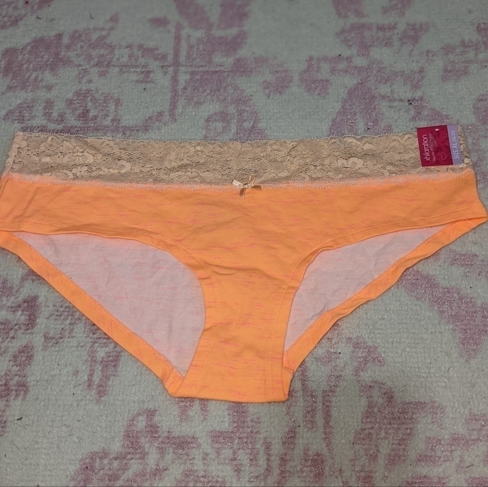 XL Bright Orange Panties NWT